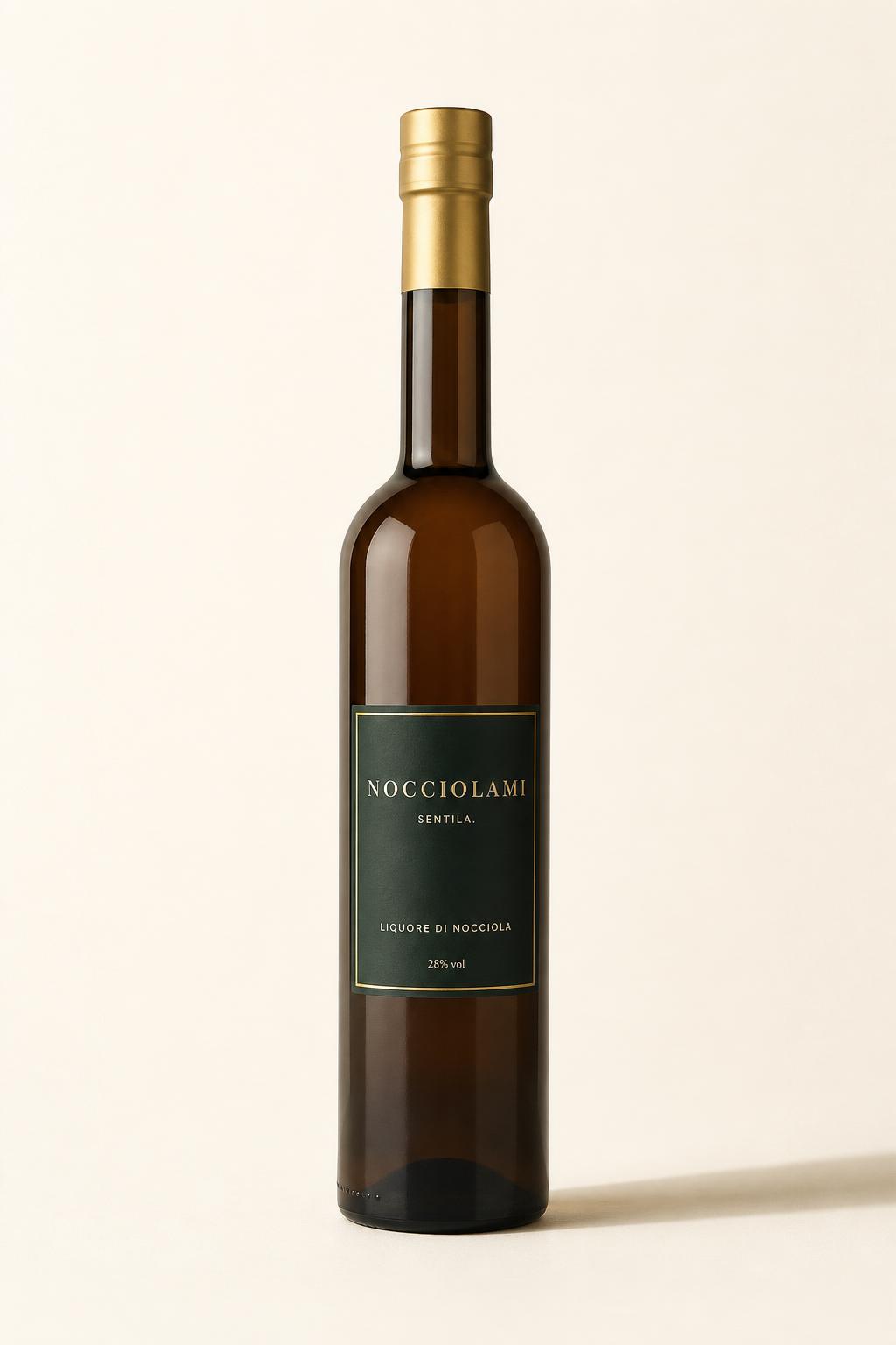Packshot Liquore di nocciola Nocciolami